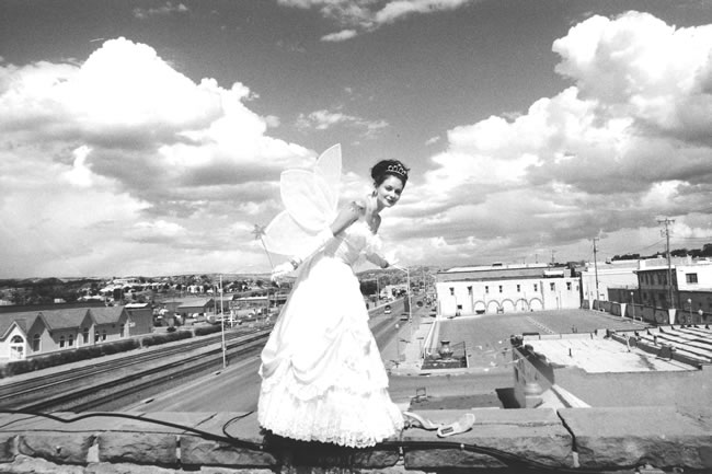 Angel on roof