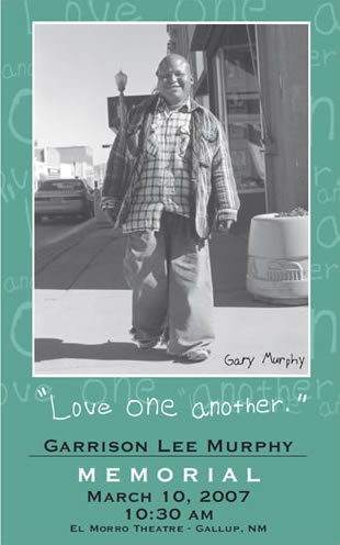 Gary Murphy memorial program